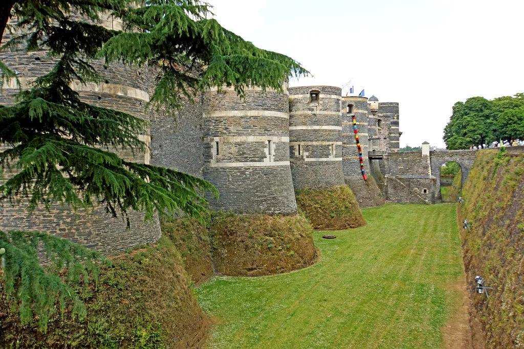 France- - Walls of Château d'Angers, Angers