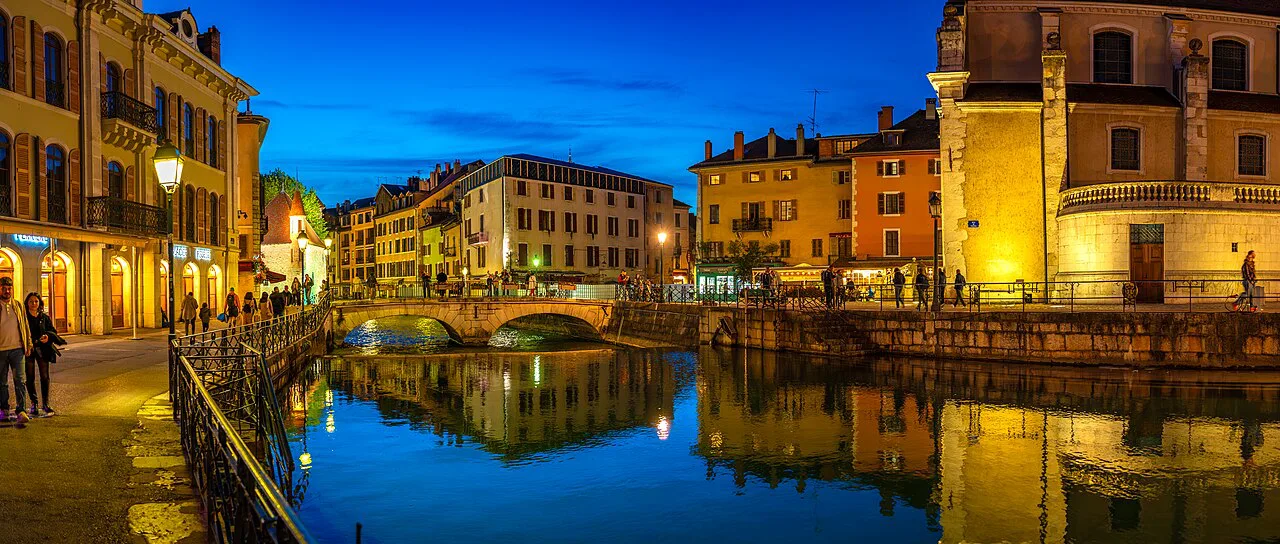 Annecy at blue hour