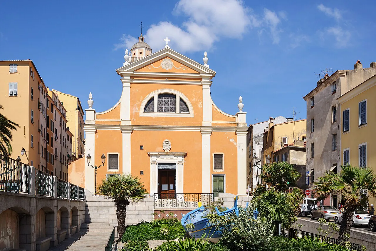 Ajaccio cathedrale facade