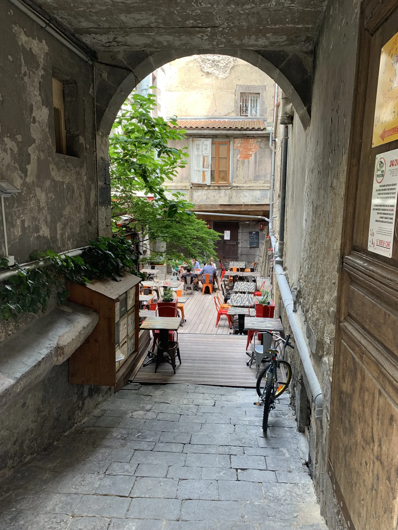 Street in Clermont-Ferrand, France