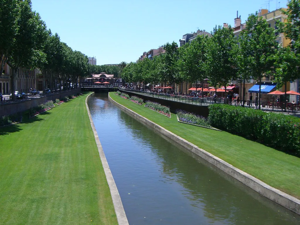 Street in Perpignan, France