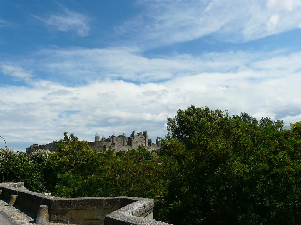 Street in Carcassonne, France