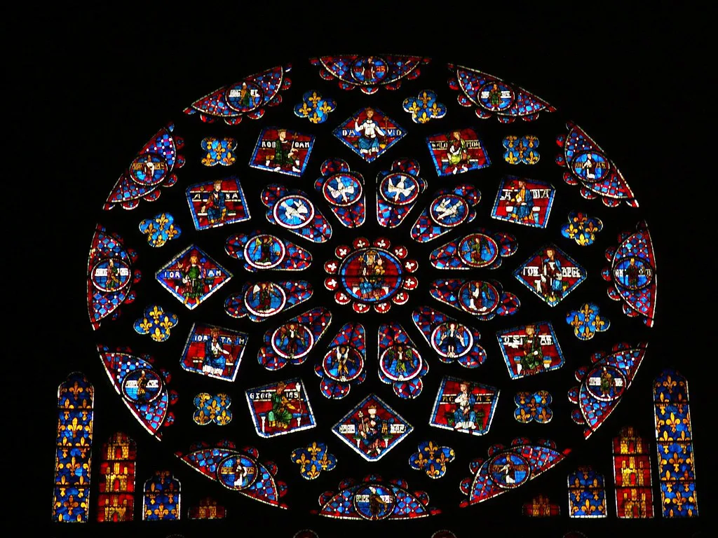The rose in the window, Chartres