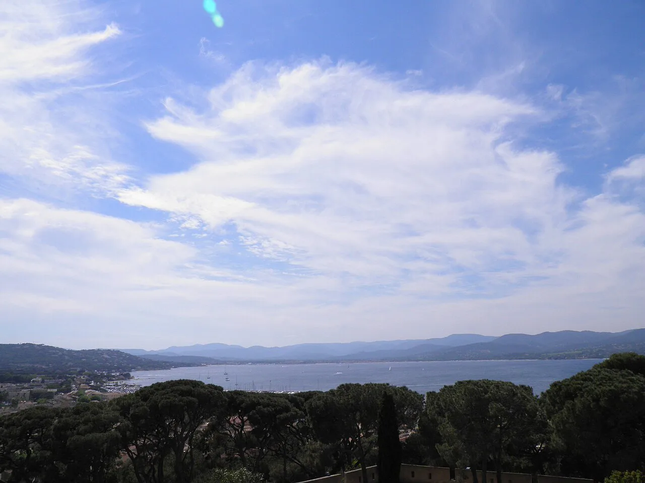 Vue depuis Saint-Tropez