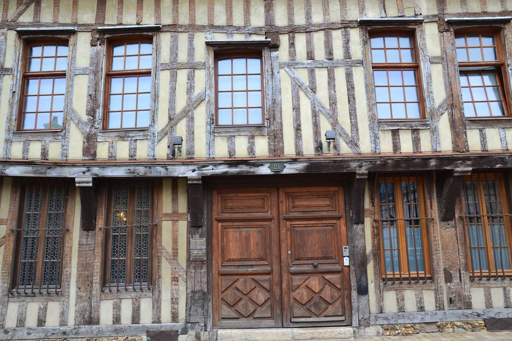 Street in Troyes, France