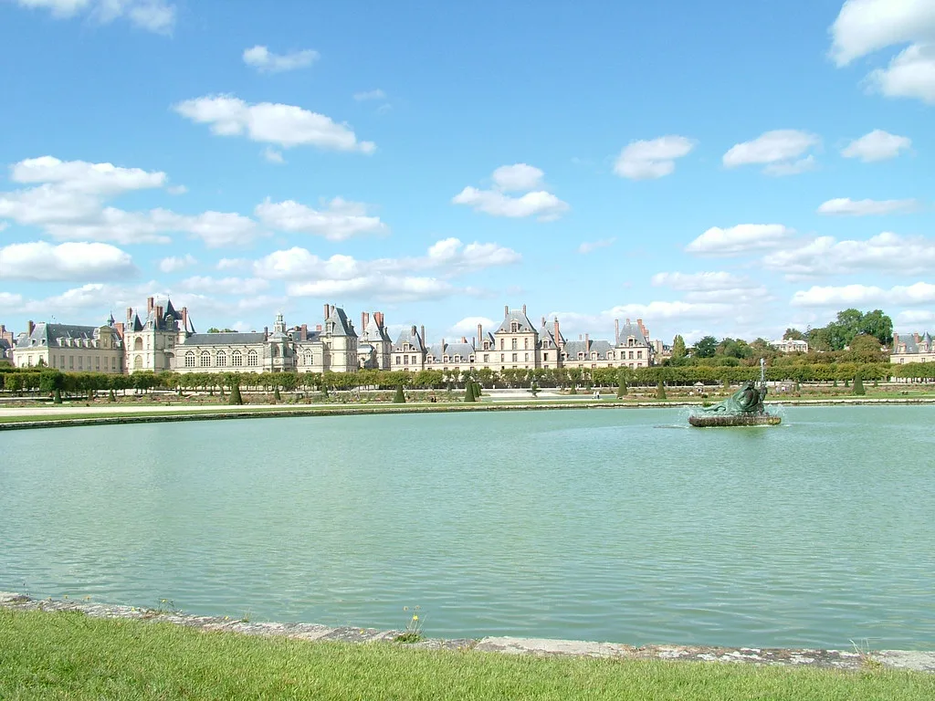 Fountain at Fontainebleau Castle
