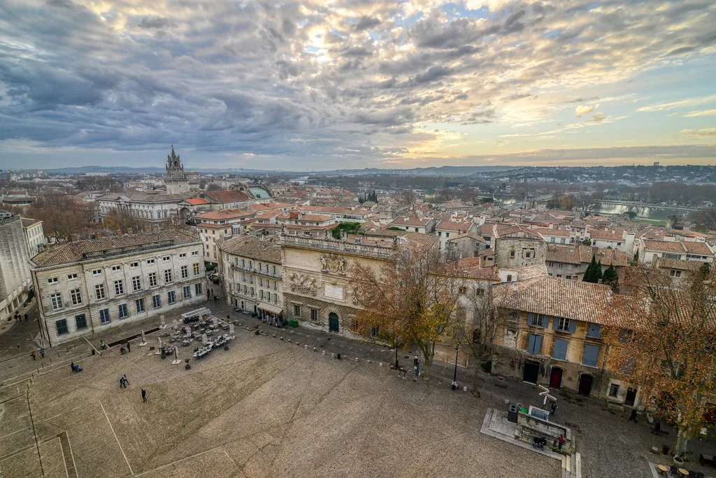 Avignon as seen from the Palais des Papes