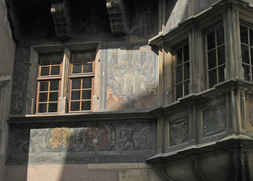 Detail of Pfister house, Colmar
