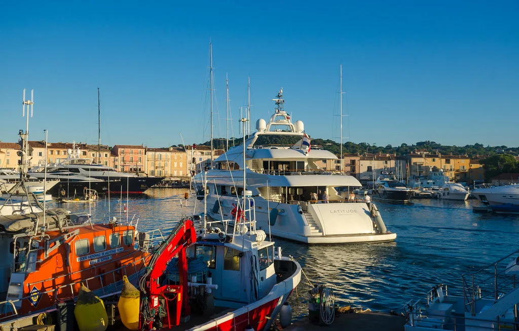 Street in Saint-Tropez, France