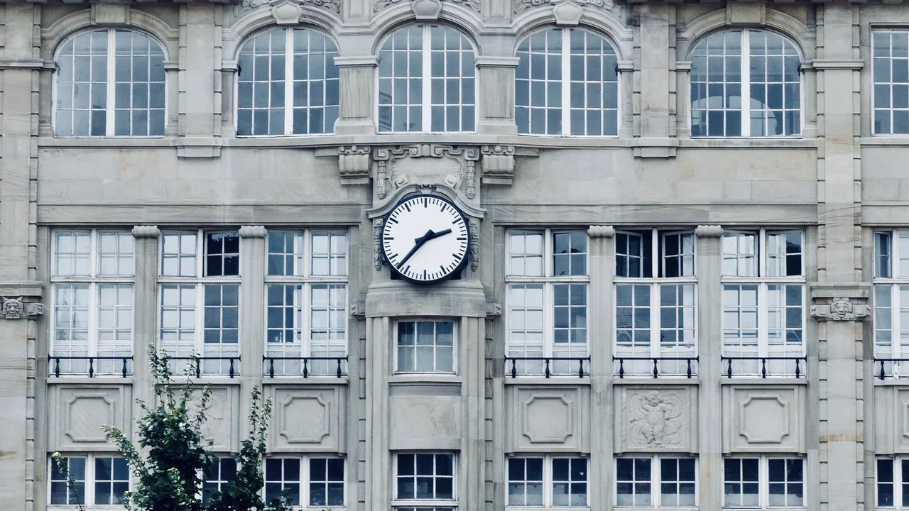 Place Kléber Clock in Strasbourg, France