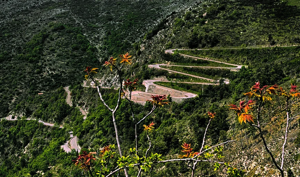 In the Maritime Alps near Nice, Menton