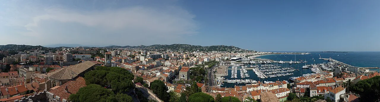 Cannes from Suquet Tower