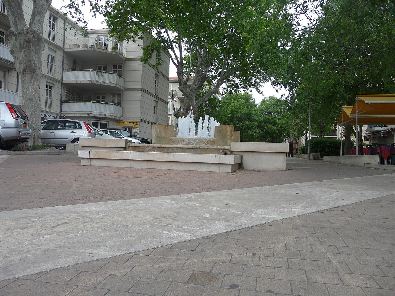 View of Montpellier, France