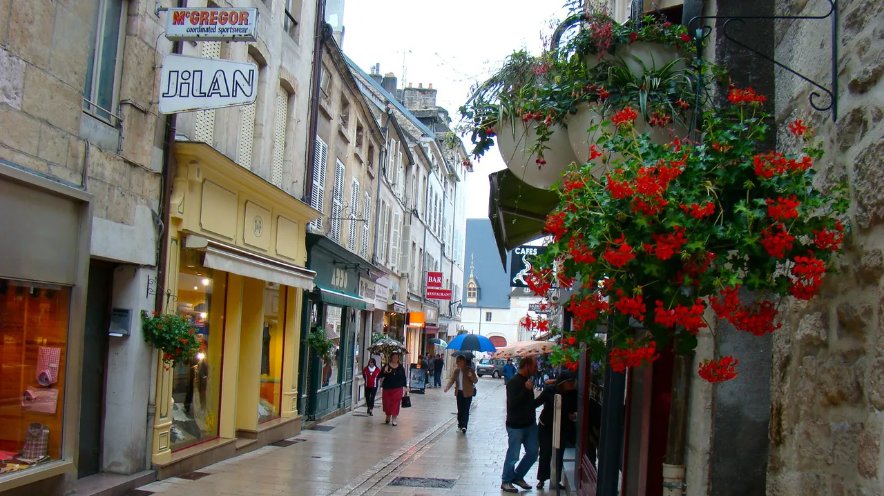 Street in Beaune, France