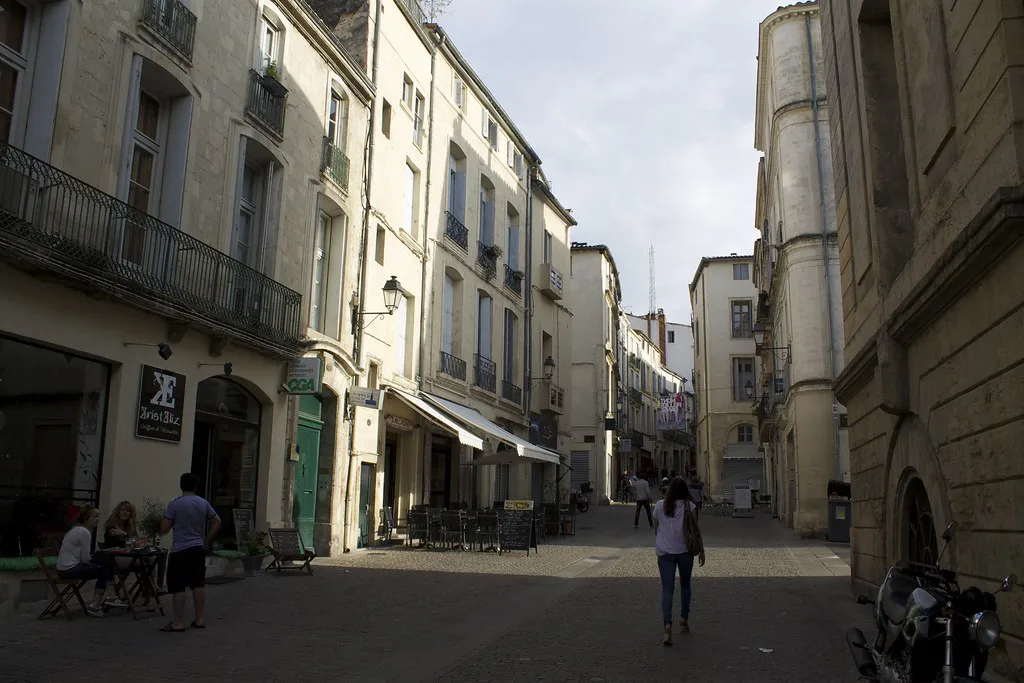 Street in Montpellier, France