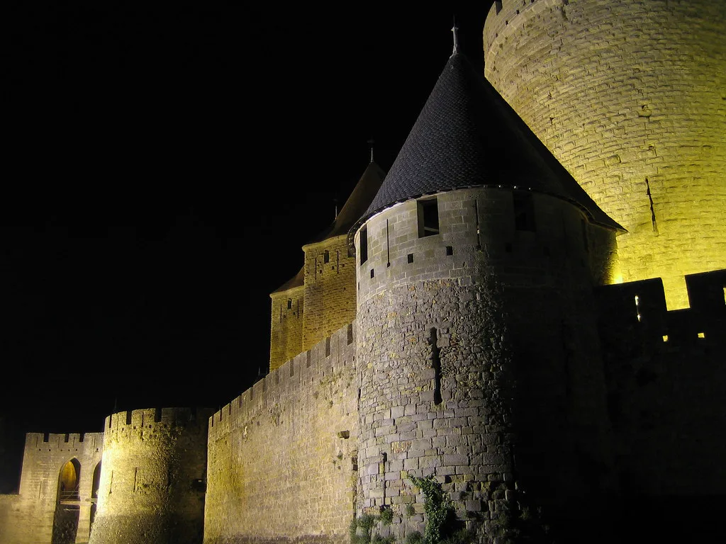 Street in Carcassonne, France