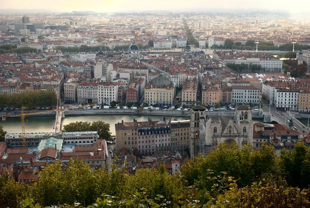 Street in Lyon, France