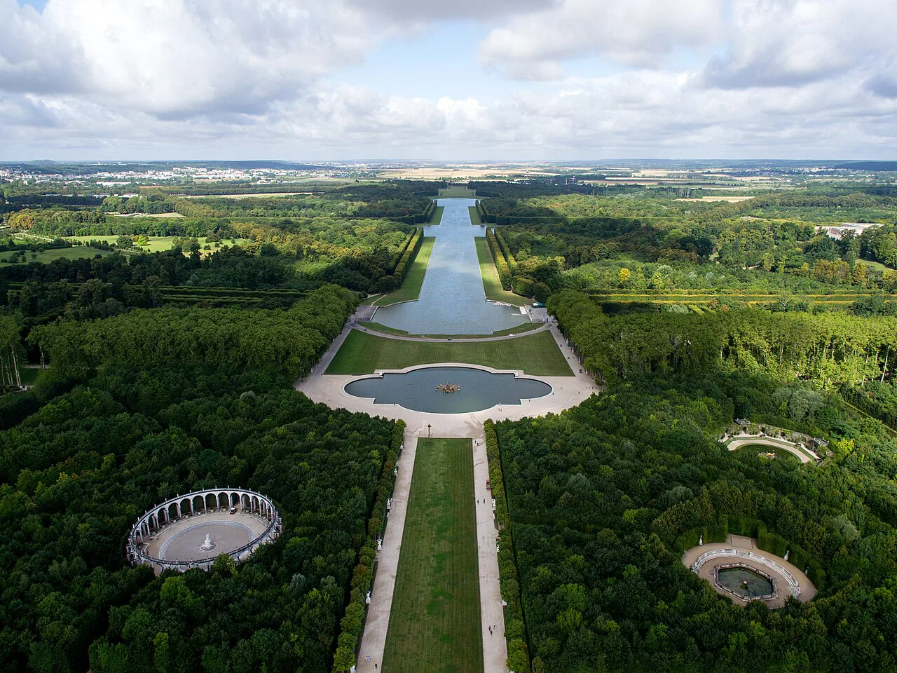 Vue aérienne du domaine de Versailles par ToucanWings - Creative Commons By Sa 3