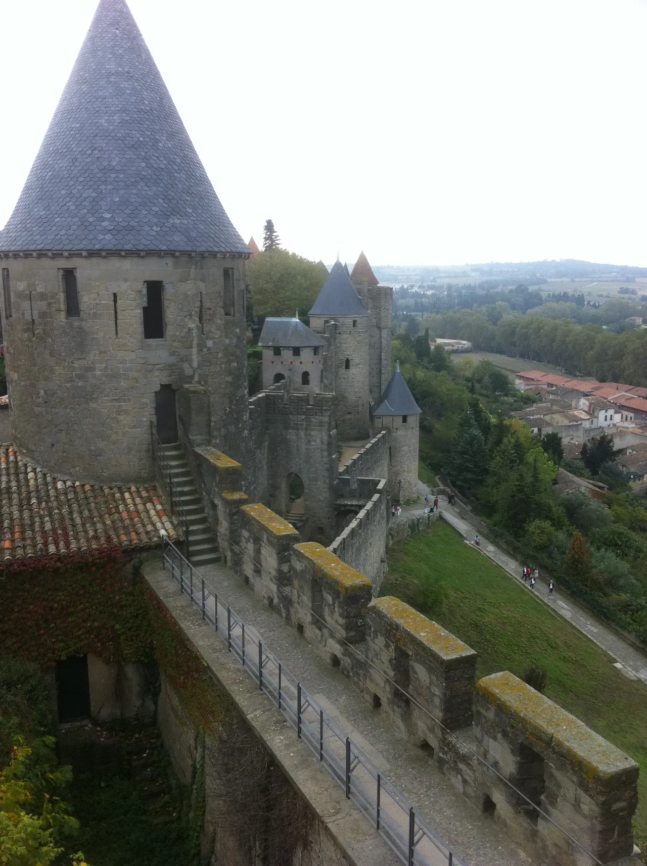 Street in Carcassonne, France