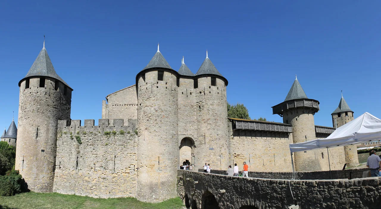 Venue view: Château Comtal, Carcassonne Resized and converted to WebP.