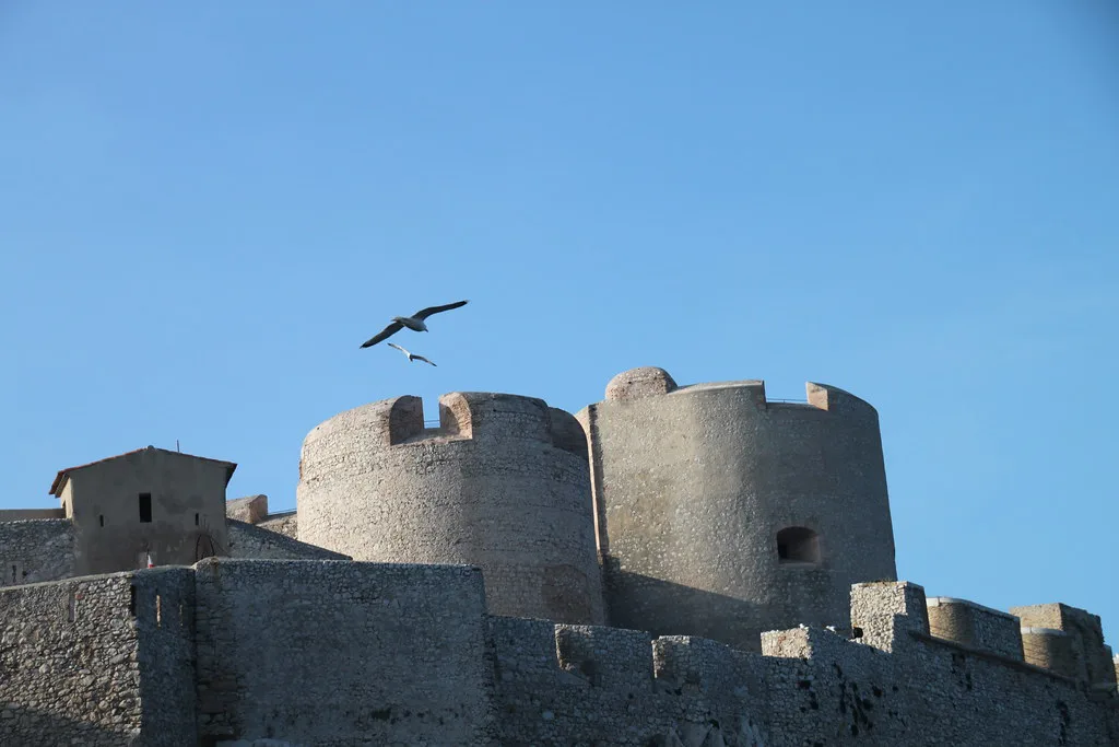 Venue view: Château d'If, the island fortress off Marseille Resized and converted to WebP.