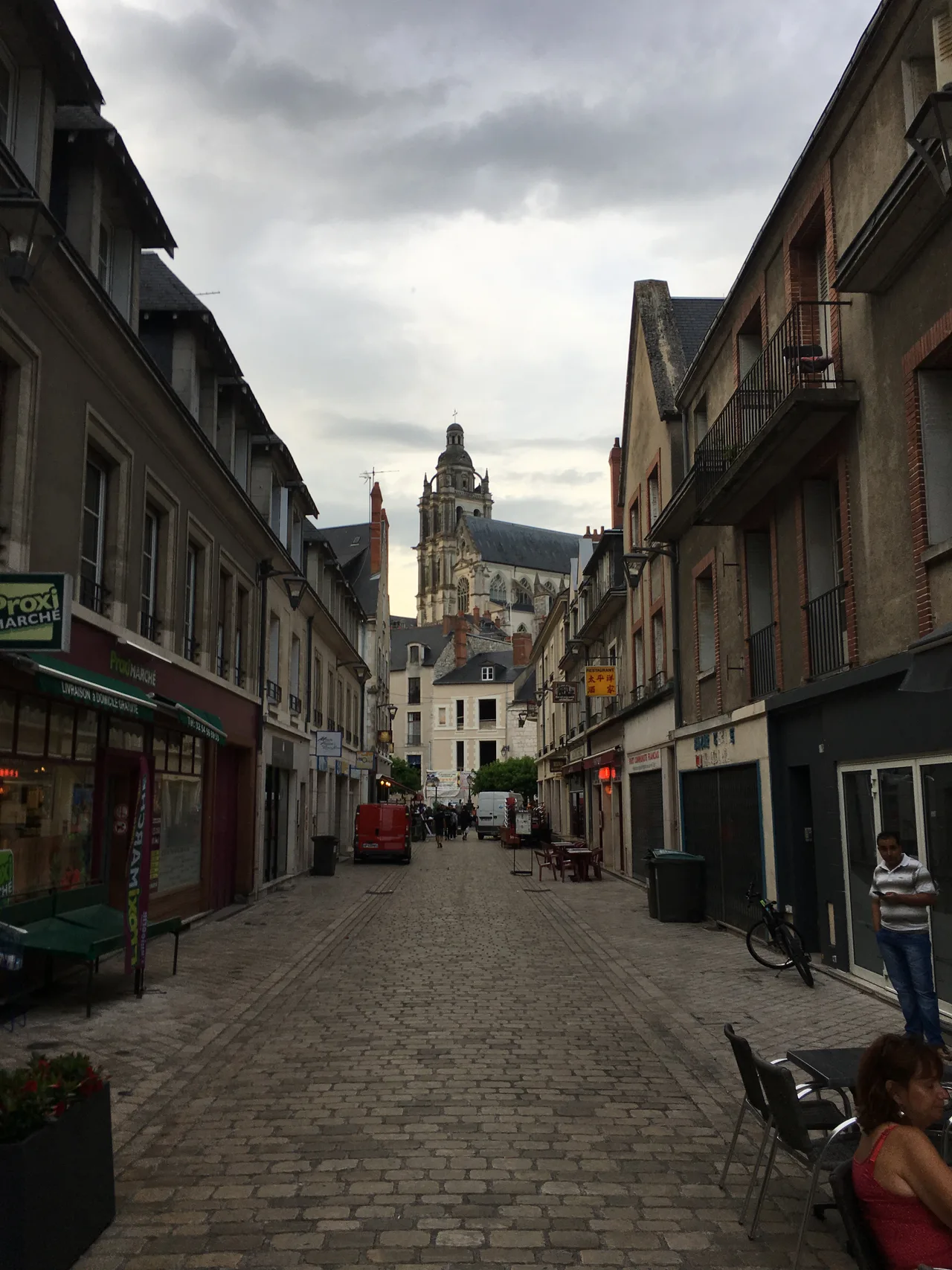 Street in Blois, France