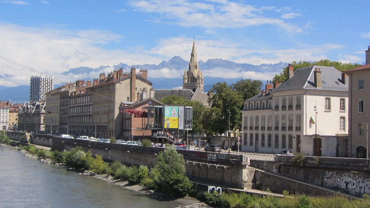 Street in Grenoble, France