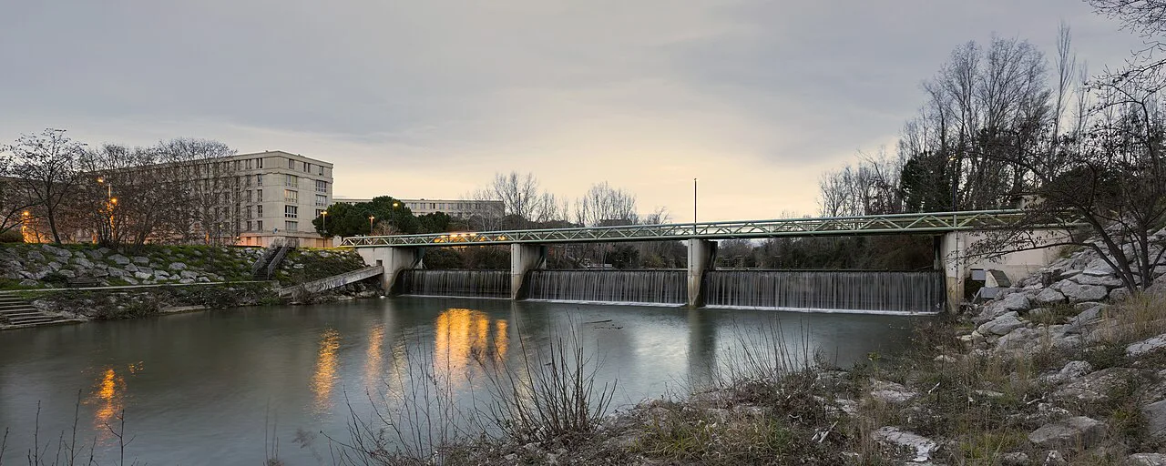 Passerelle du Moulin de l'Evêque, Montpellier cf