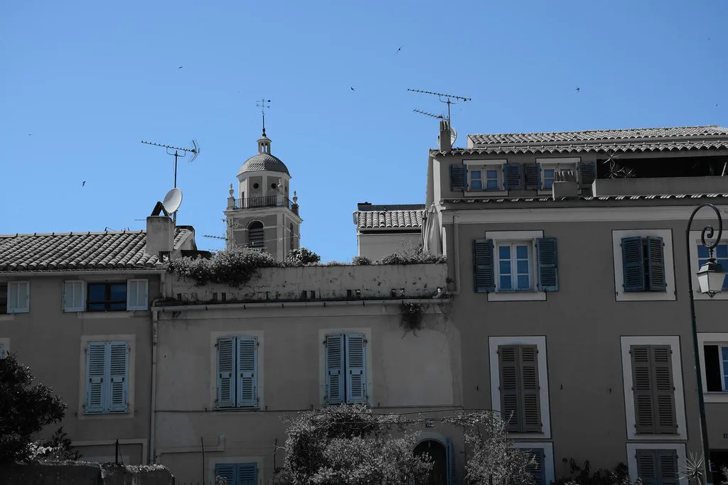 Old town Ajaccio (Corsica, France )