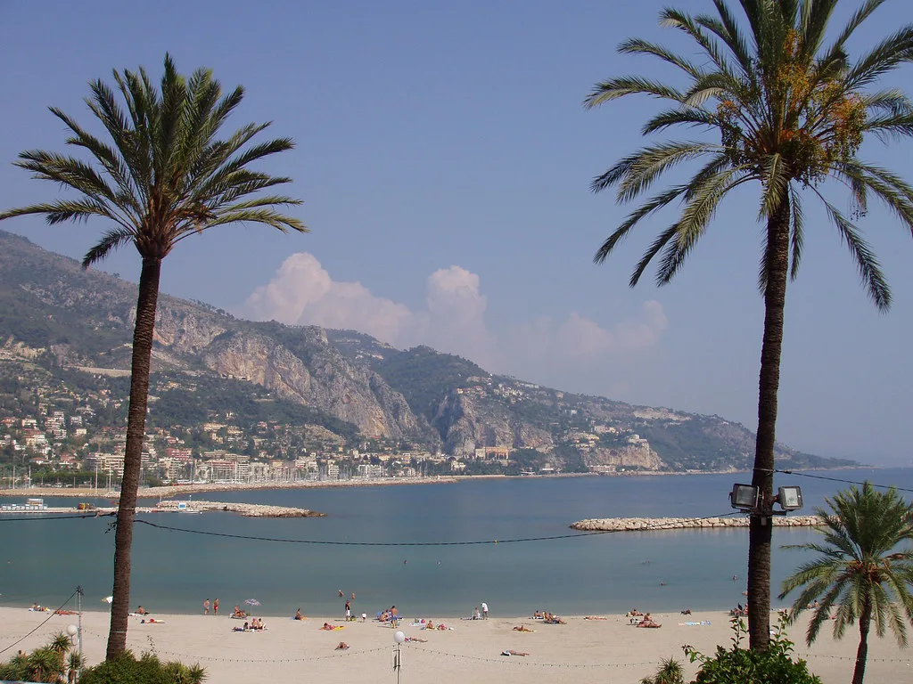 Street in Menton, France