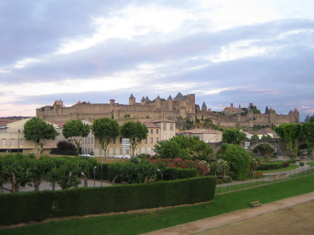 Street in Carcassonne, France