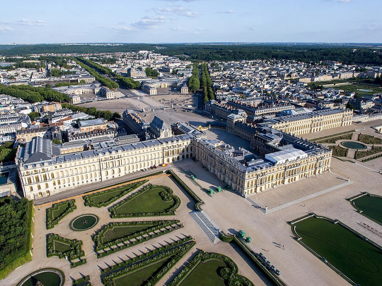 Vue aérienne du domaine de Versailles par ToucanWings - Creative Commons By Sa 3