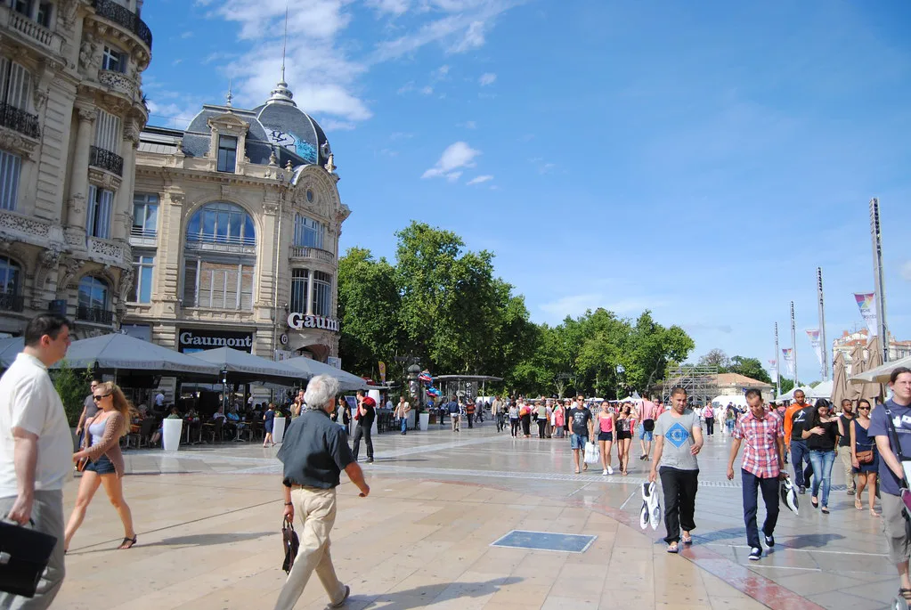 Street in Montpellier, France