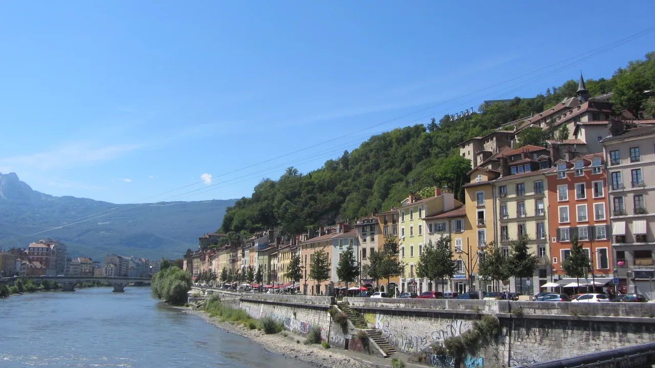 Street in Grenoble, France