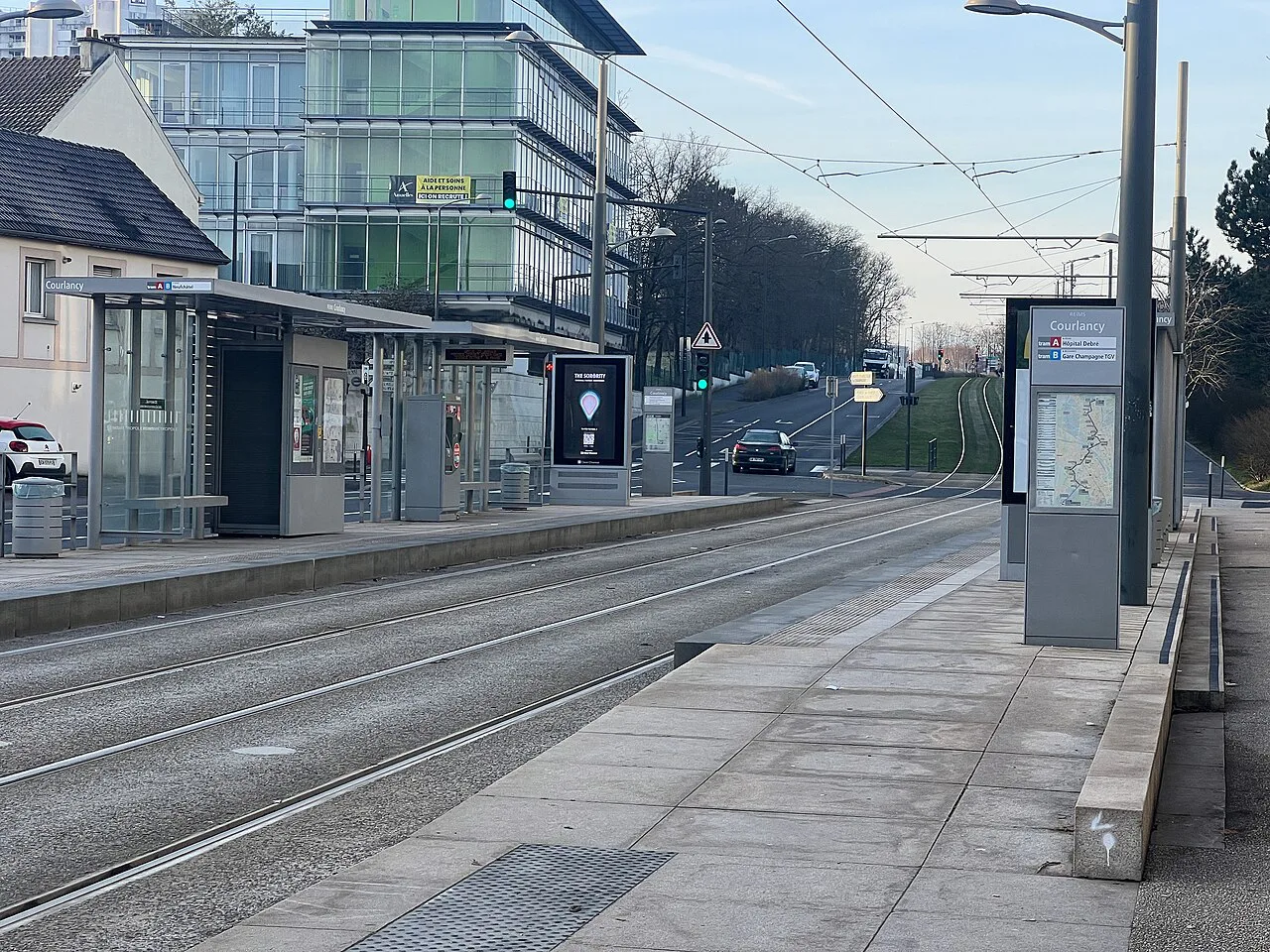 Station Courlancy Tramway Reims - Reims (FR