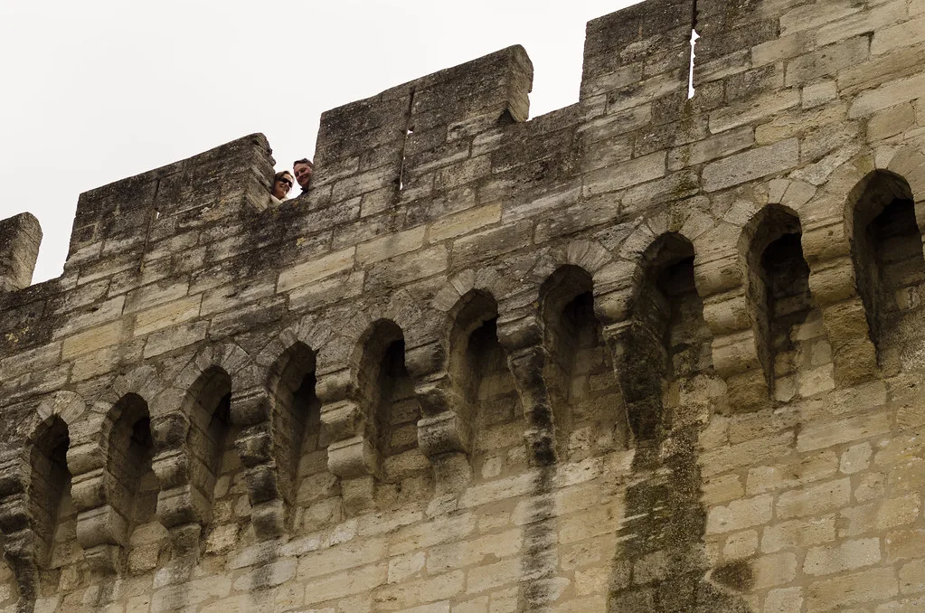 Nel & Drew on the walls of Musée Du Petit Palais, Avignon