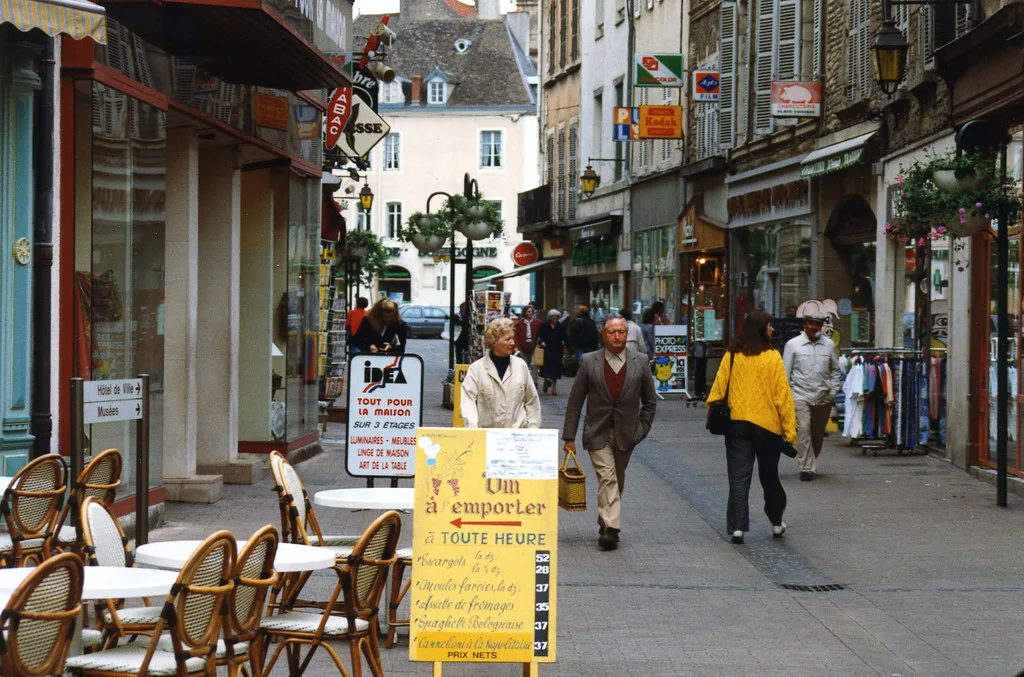 Beaune street shot, Burgundy, France