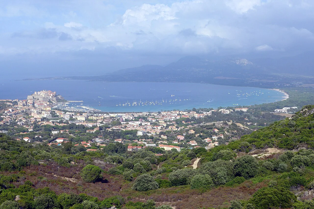 View of Calvi, France