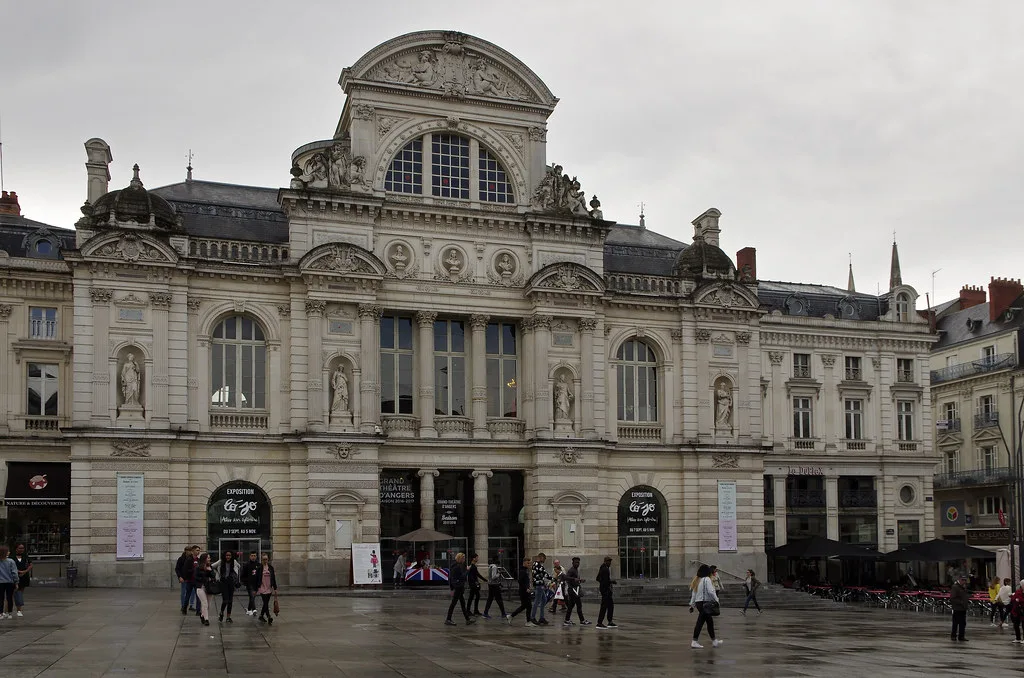 Venue view: Le Grand Théâtre on Place du Ralliement, Angers Resized and converted to WebP.