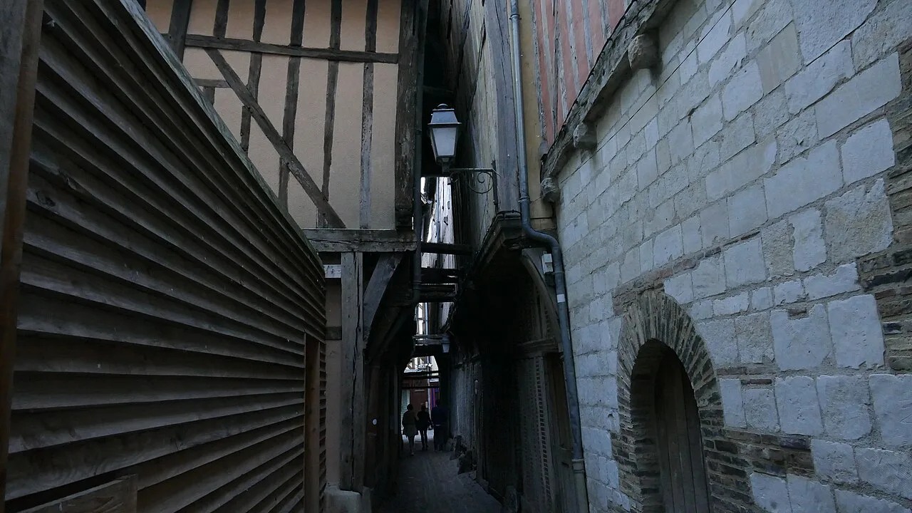 View of Troyes, France