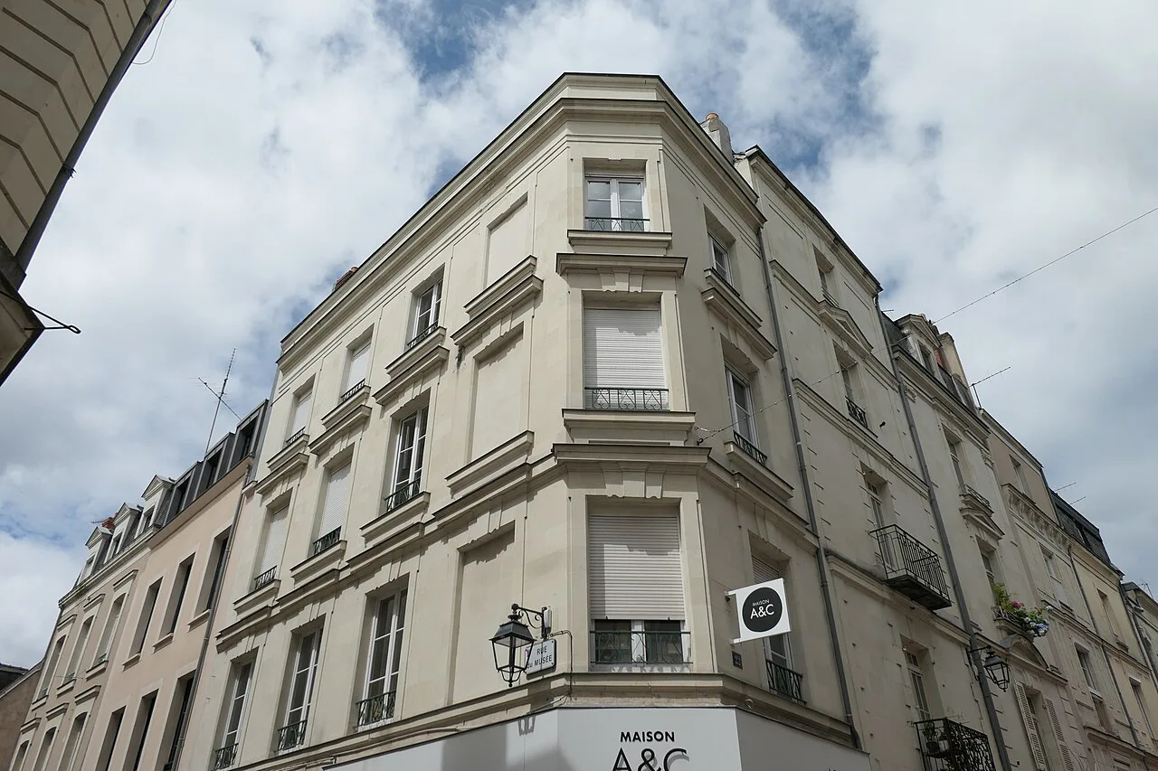 View of Angers, France