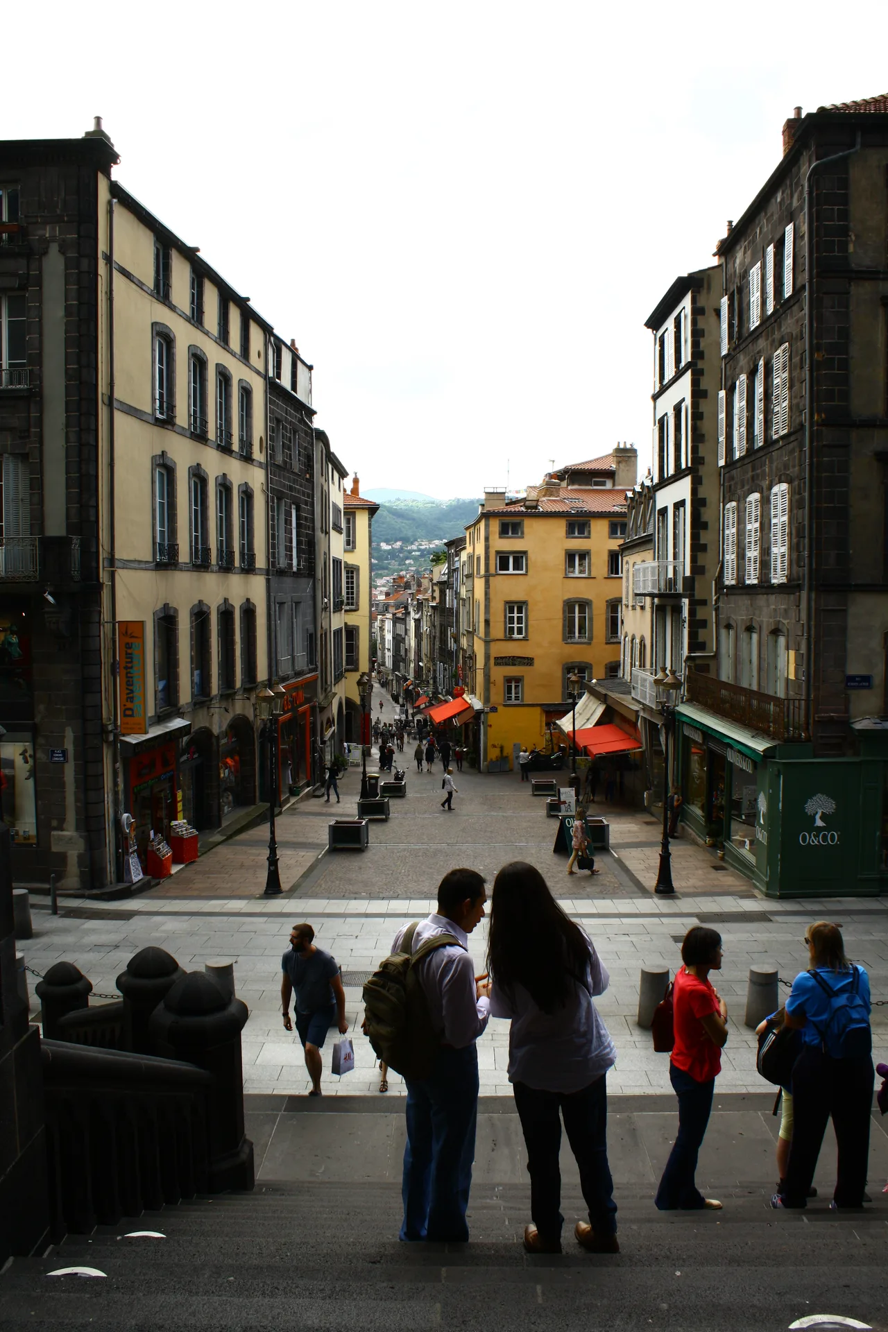 Street in Clermont-Ferrand, France