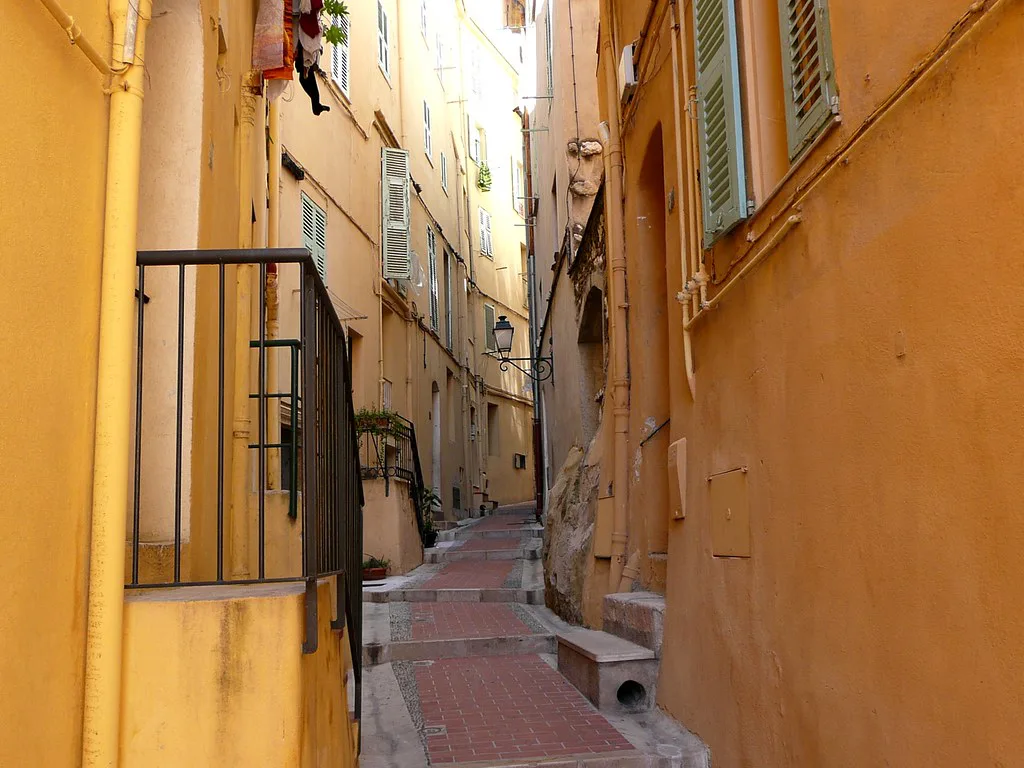Street in Menton, France
