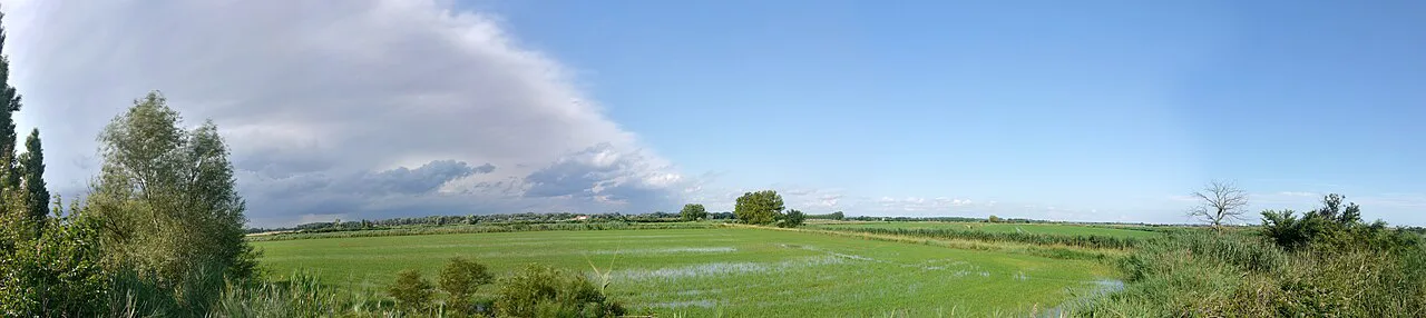 Panorama Petite Camargue printemps - Ciel d'orage, Arles