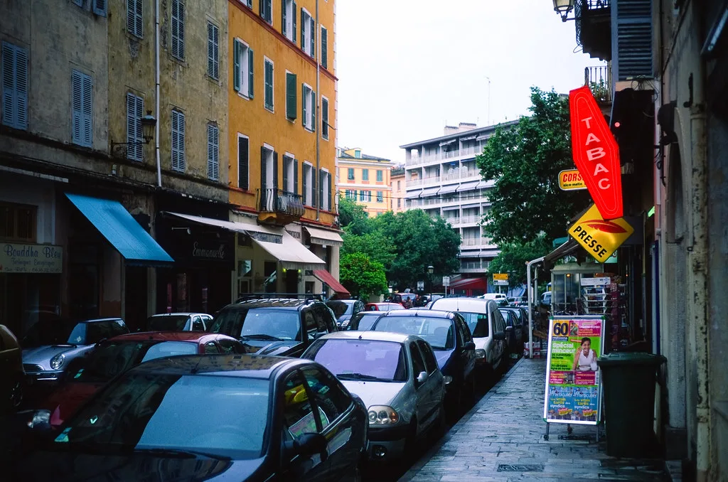 Street in Bastia, France
