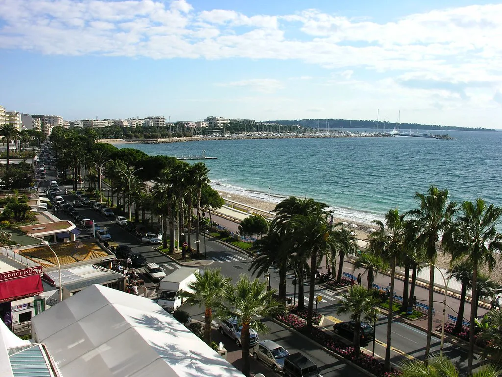 Cannes Beach Panorama