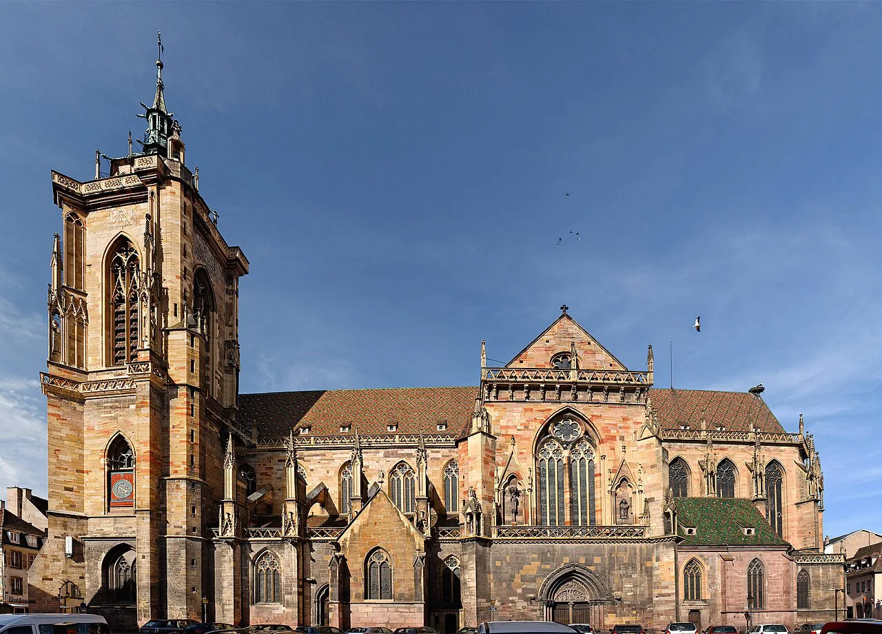 Colmar St Martin church panorama