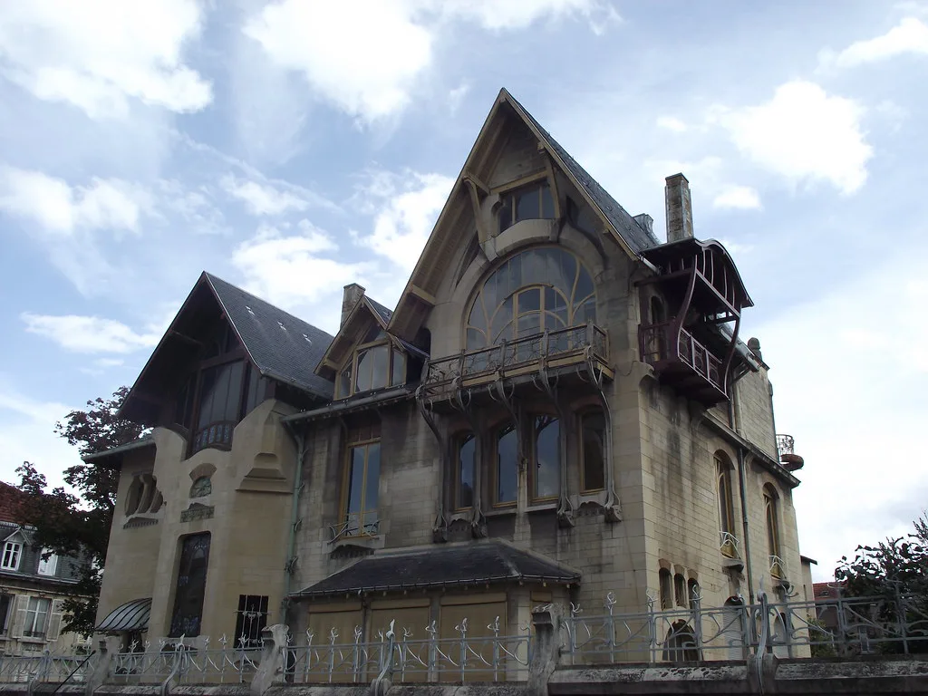 Venue view: Villa Majorelle in Nancy, the Art Nouveau house by Henri Sauvage and Lucien Weissenburger (1901–02). Resized and converted to WebP.