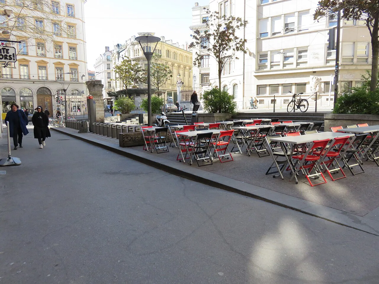 Lyon 1er - Place de la Paix (mars )